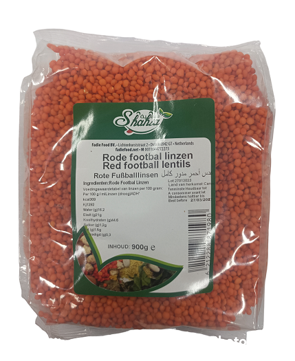 SHAHIA RODE FOOTBAL LINZEN 900 GR