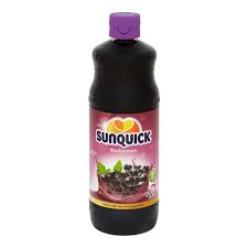 SUNQUICK ZWARTE BES LIMONADE 840ML